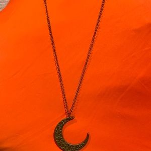 Crescent Moon Pendant Necklace